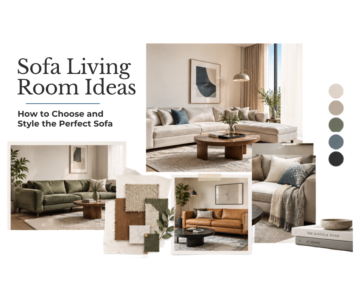 Sofa Living Room Ideas: How to Choose and Style the Perfect Sofa