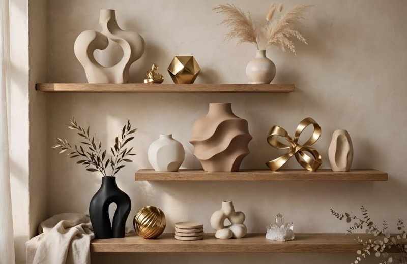 Handcrafted and Textured Decor Pieces